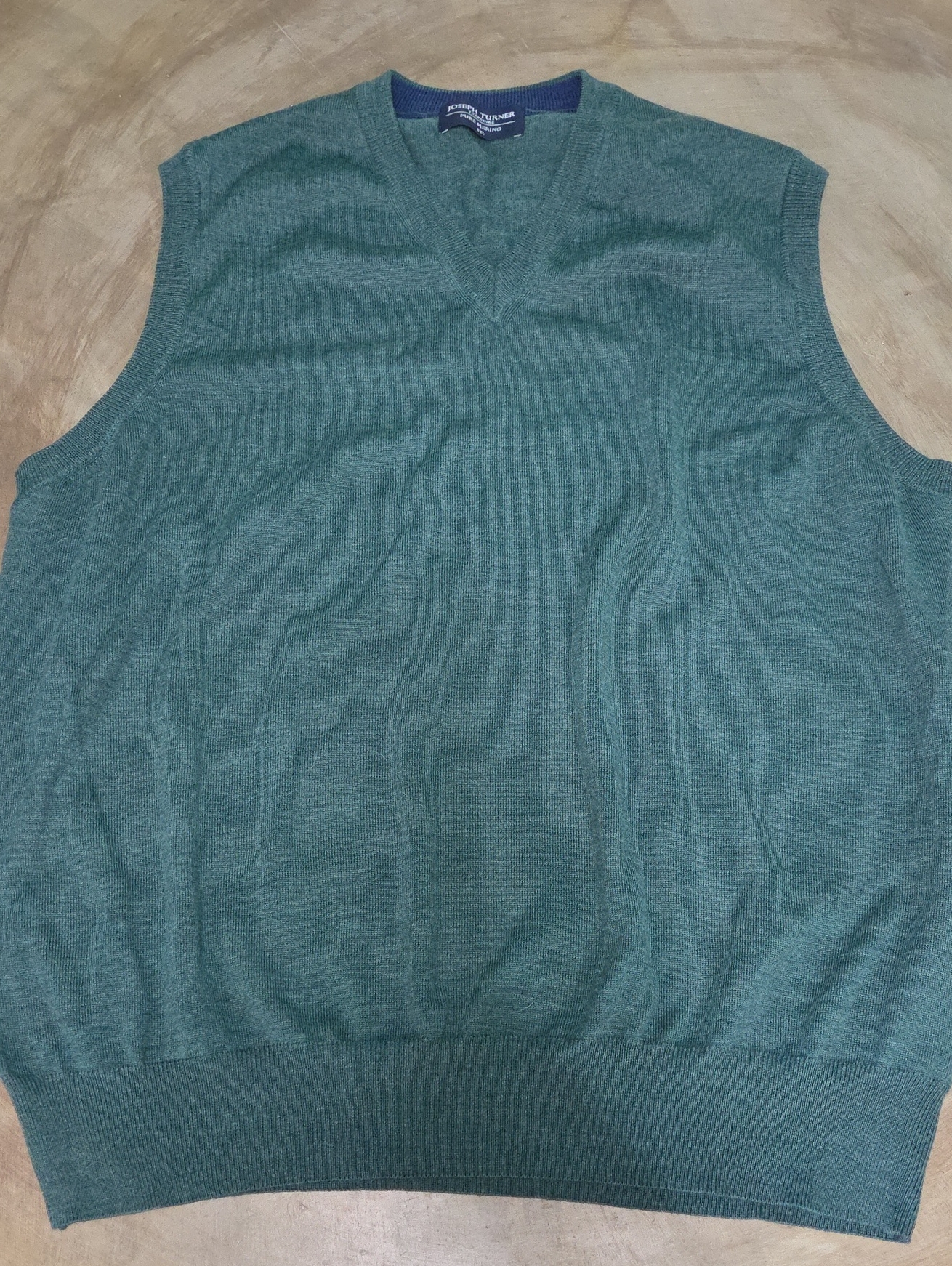 Peter Millar Green V-Neck Sweater Vest